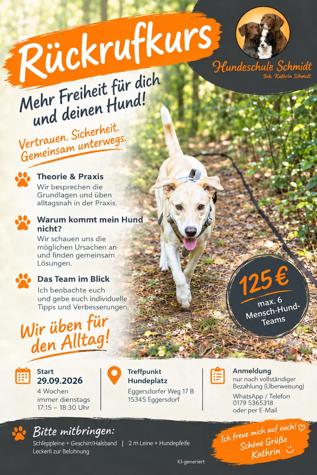 Hundeschule Schmidt, Büro