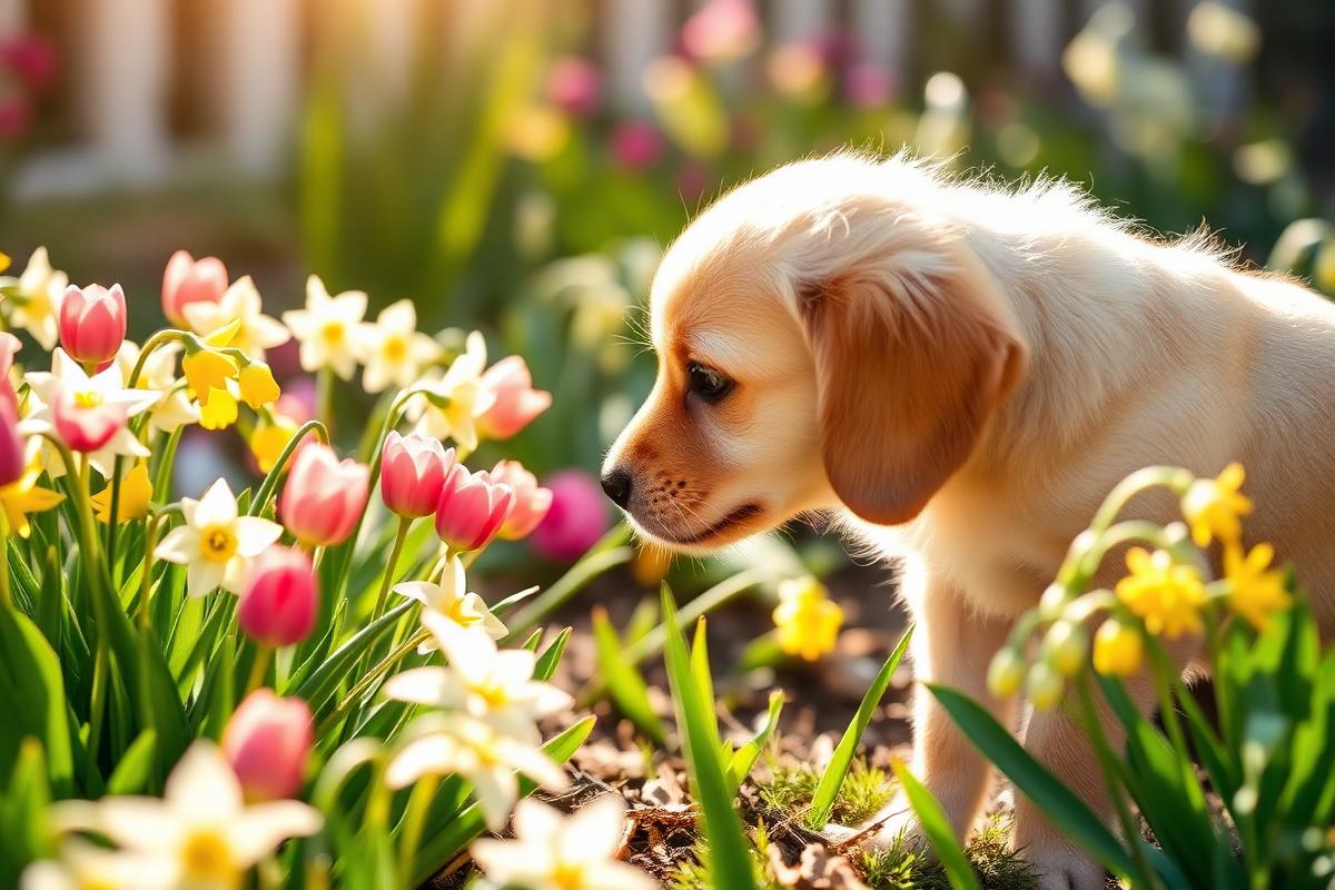 Giftige Frühlingsblumen für Hunde — Welche Pflanzen du kennen solltest