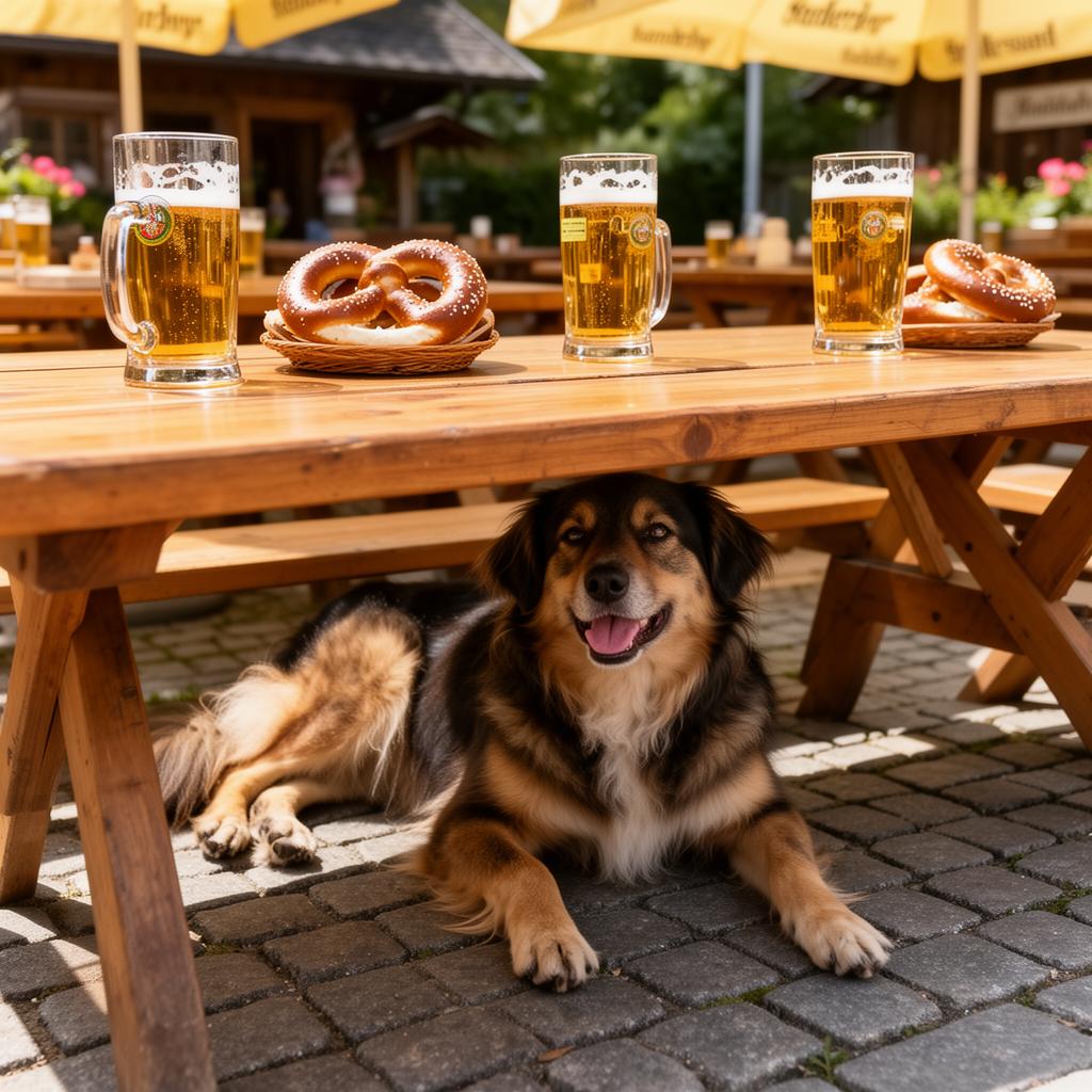 Hund im Biergarten: Wo sind Vierbeiner willkommen? Regeln & Tipps