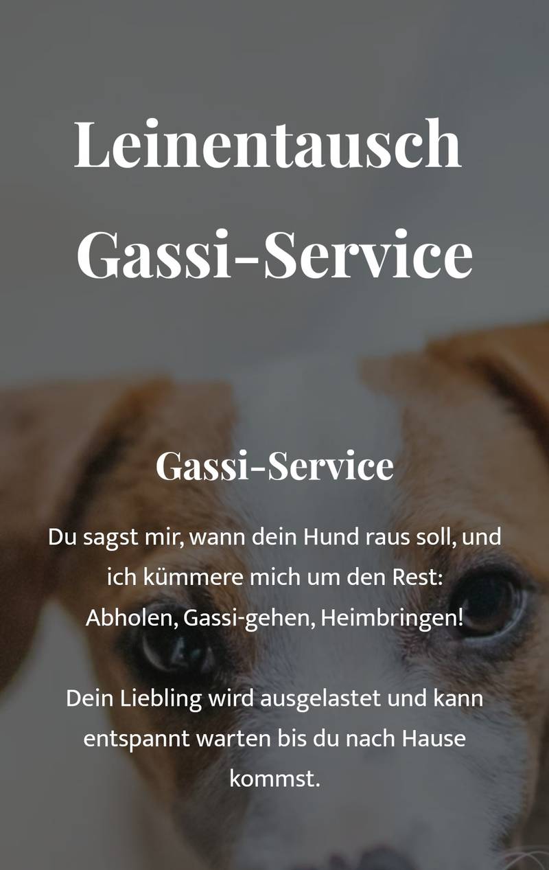 Leinentausch Gassi-Service