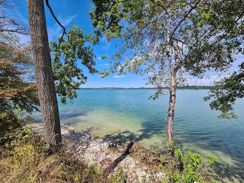 Hundestrand Salzachinsel